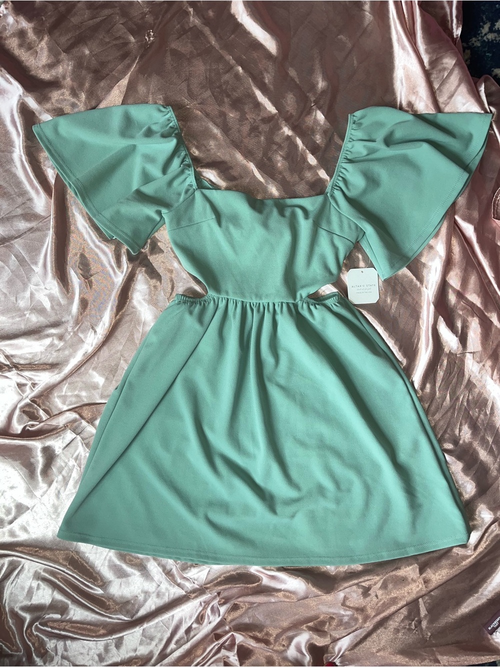 Altar'd State Sage Dress Size Small